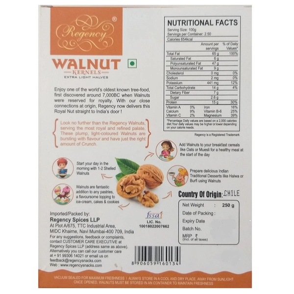 Regency Walnut Kernel - 250g