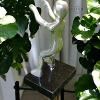 Sold By ZAIN R CREATION Smart Phone Mobile Holder Silver - H.7'' L.3.5'' W.2.5'', Sliver, Aluminium & Granite Base