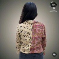 Kalamkari Half-n-Half Shirt - Xl