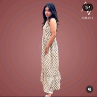 Dabu Strap Long Dress