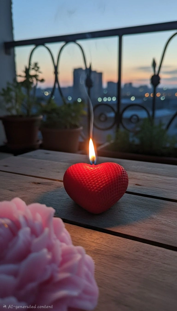 Heart Candle