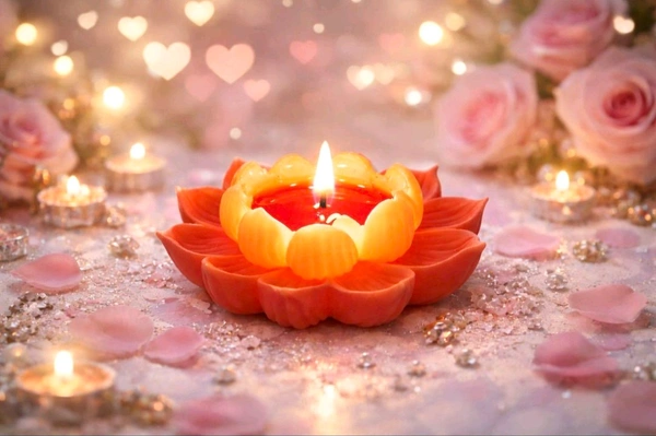 Lotus Candle