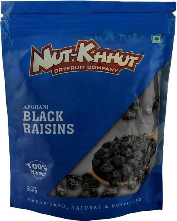 Nut-Khhut Black Raisins (Kishmish) ഉണക്ക മുന്തിരി കറുപ്പ്