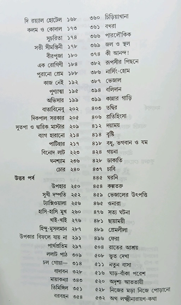 মনোজ বসুর গল্প সমগ্র দ্বিতীয় খণ্ড Manoj Basur Galposamogra vol 2