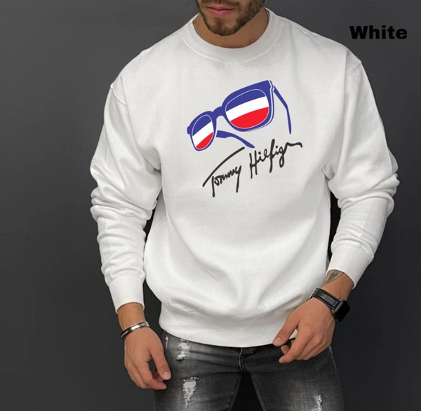 Tommy Hilfiger Winter Sweatshirt - XL 42, White