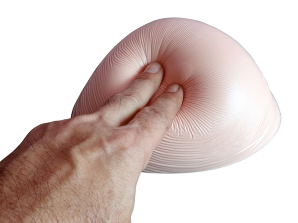 Triangular Soft Lightweight Silicone Breast Prosthesis - 44, Natural, Soft N Lightweight