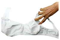 Mastectomy Cancer Pocket Bra With One Microfiber Filled Adjustable Pad - 40