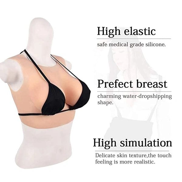 Mastectomy Bust Jacket Silicone - G, G Cup