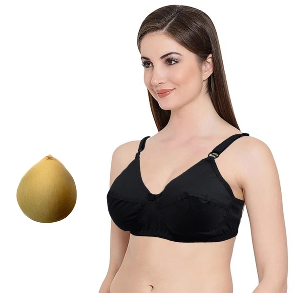Mastectomy Cancer Pocket Bra With One Microfiber Filled Adjustable Pad - 36