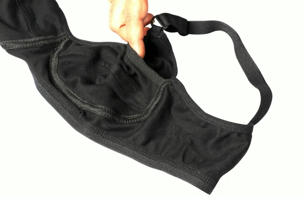 Mastectomy Cancer Pocket Bra With One Microfiber Filled Adjustable Pad - 36