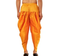 Kaashiba ARMAAN ETHNIC Men Solid Cowl Dhoti Pant - Golden Tainoi, Free Size
