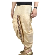 Kaashiba Stylish Silk Blend Dhotis For Men - Picasso, 42