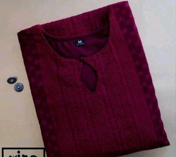 KAASHIBA Kashvi Refined Kurtis - Bright Red, XL