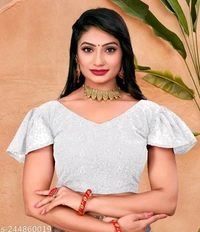 KAASHIBA Fancy Women Blouses - White, 32