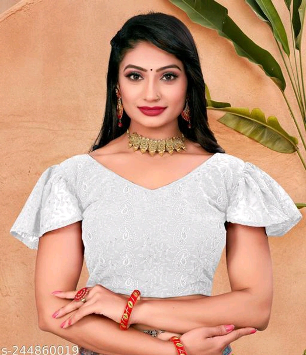 KAASHIBA Fancy Women Blouses - White, 32