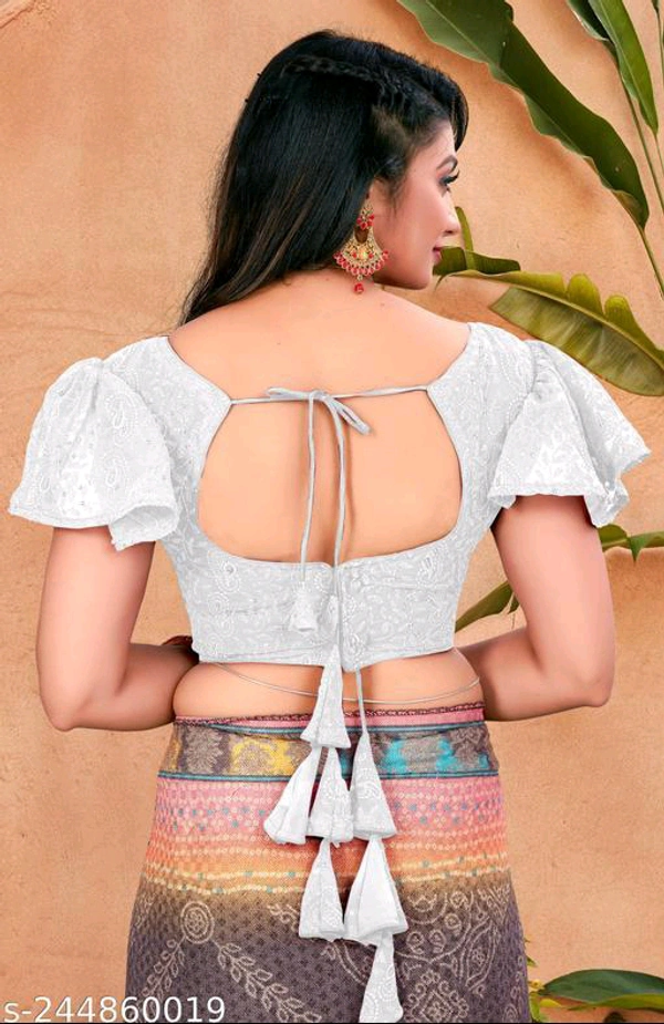 KAASHIBA Fancy Women Blouses - White, 32