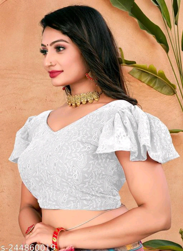 KAASHIBA Fancy Women Blouses - White, 36