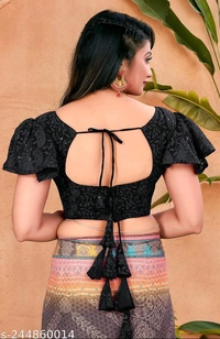 KAASHIBA Fancy Women Blouses - Black, 32