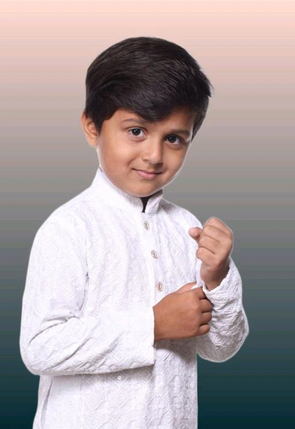 KAASHIBA Modern Elegant Kids Boys Kurta Sets - White, 13-14years