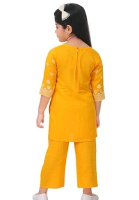 KAASHIBA Latest Kurta Sets - Yellow, 5-6years