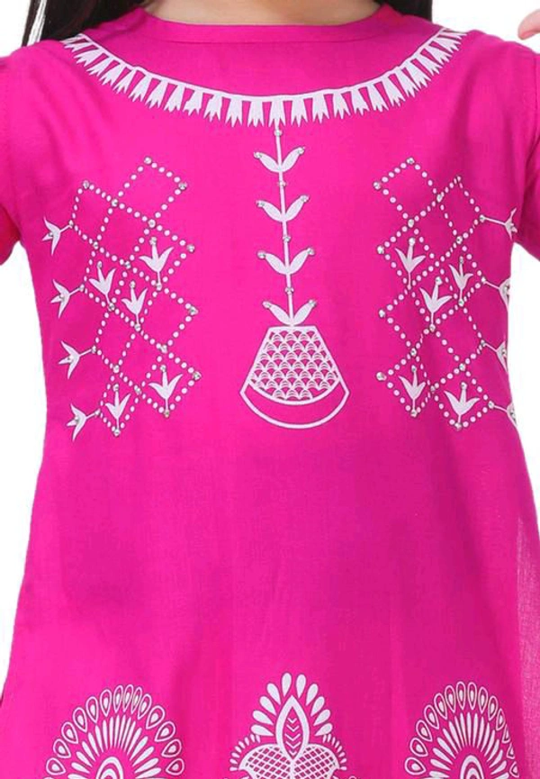KAASHIBA Latest Kurta Sets - Pink Flamingo, 1-2years
