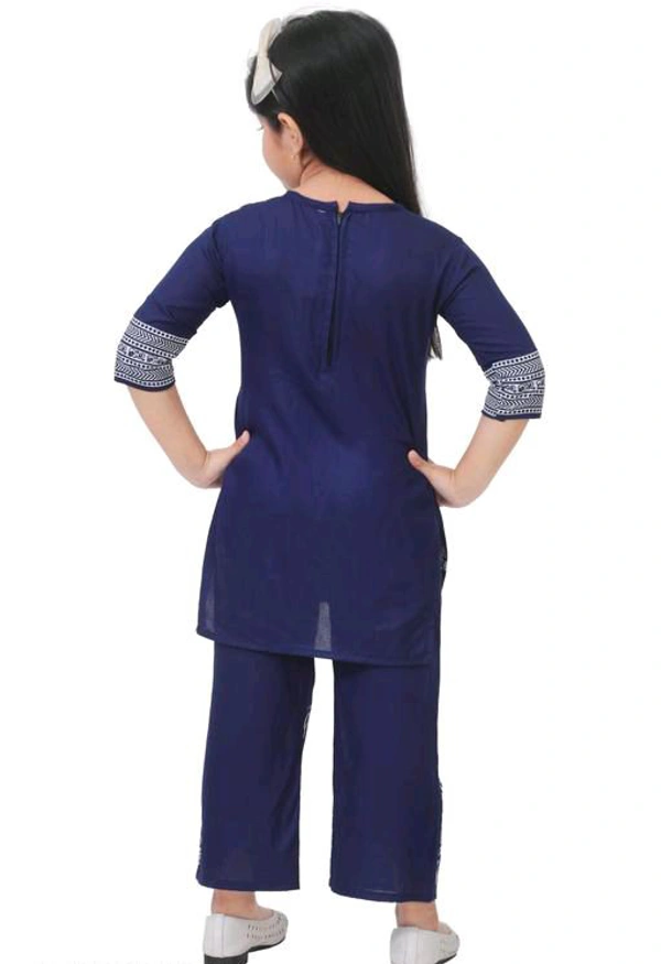KAASHIBA Latest Kurta Sets - Blue, 7-8years