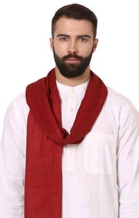 KAASHIBA Spring Board Stole for Men - Free, Maroon