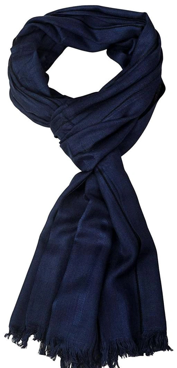 KAASHIBA Spring Board Stole for Men - Free, Navy Blue