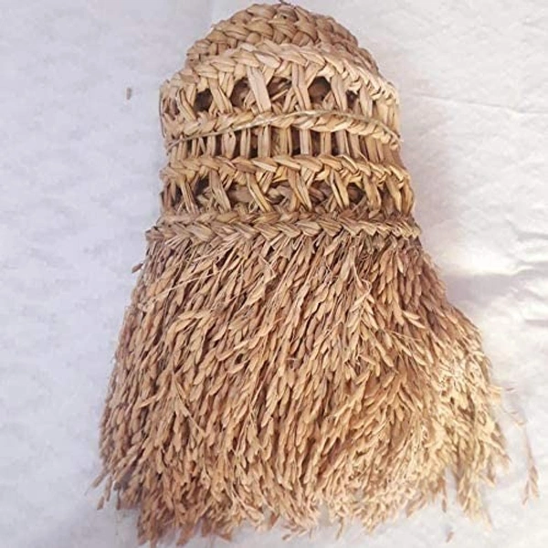 Natural Golden Colour Paddy Door Toranan 3-3.5 feet ( 1 Paddy Torana Length ~92 cm - 3.5 Feet