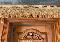 Natural Golden Colour Paddy Door Toranan 3-3.5 feet ( 1 Paddy Torana Length ~92 cm - 3.5 Feet