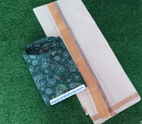 Kerala Kurtha Mundu Combo