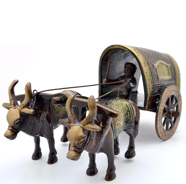 Brass Bullock Cart by Ourplanetstore
