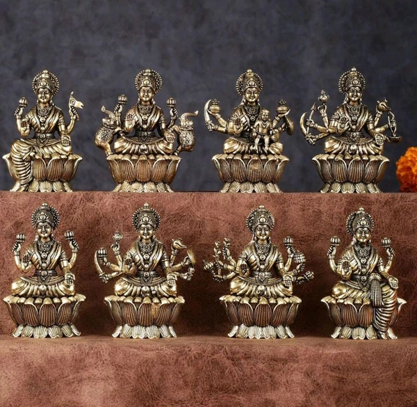 Brass Ashtalakshmi Idols, 8 idols