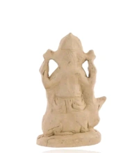 Eco-Friendly Handcrafted Mud Mitti Ganesh Idol - 6.5 Inch