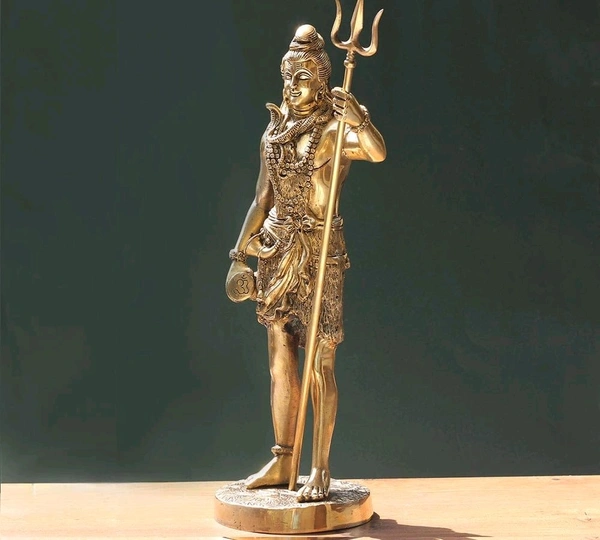 Brass Lord Shiva Statue
