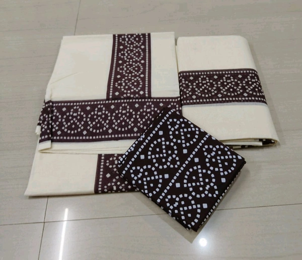 Kerala Traditional Cotton Wear ( Set Mundu)