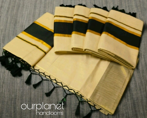 Tissue Set Saree – Simple & Elegant