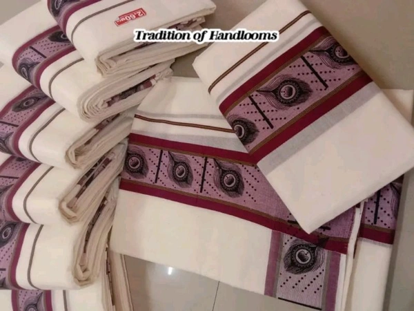 Elegant Set Mundu ( Vishu Special)