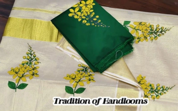 Kanikonna Mural Set Saree