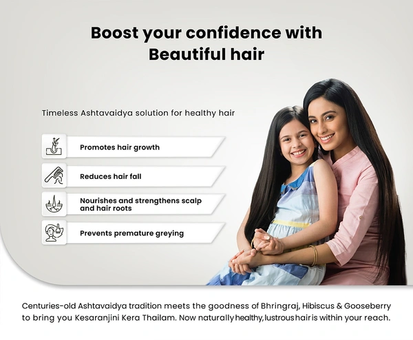 Kesaranjini Kera Thailam (100 ml) – Ayurvedic Hair Oil for Hair Fall & Premature Greying