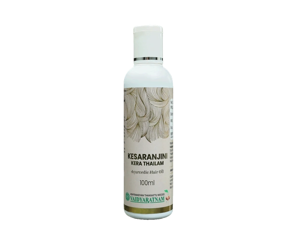 Kesaranjini Kera Thailam (100 ml) – Ayurvedic Hair Oil for Hair Fall & Premature Greying
