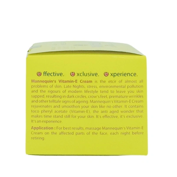 MANNEQUINS COSMETIC Vitamin E Cream-Mannequins - 40Gram