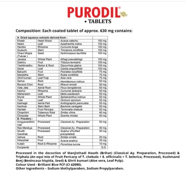 Aimil Natural Detox For Acne & Pimple - 120 Tablet-25gm