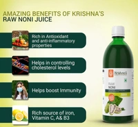 Krishna Raw Noni Juice | Morinda citrifolia - 1000ml