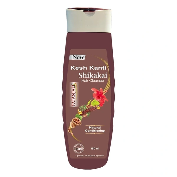 PATANJALI AYURVEDA Kesh Kanti Shikakai Hair Cleanser Shampoo - Patanjali - 200ml
