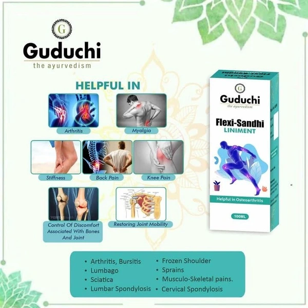 GUDUCHI THE AYURVEDI Flexi Sandhi Liniment - Guduchi - 100ml