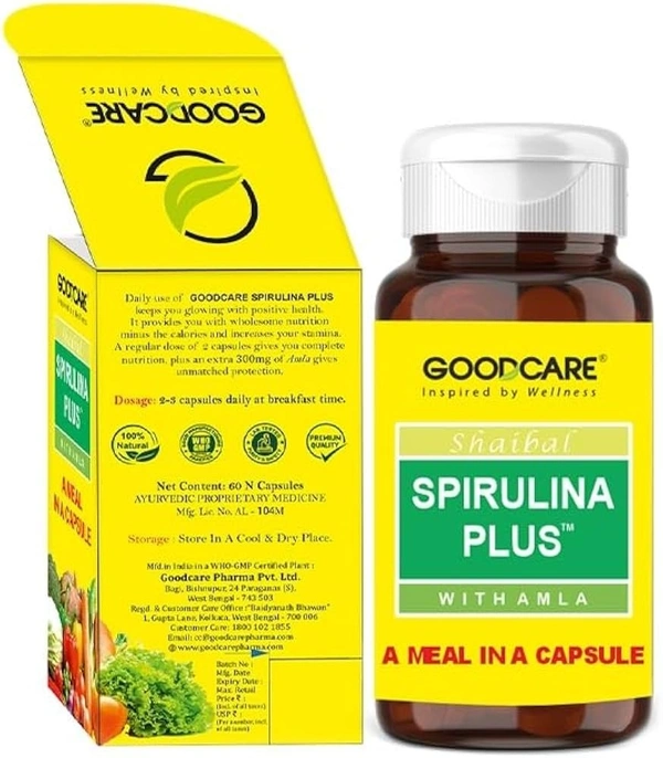 GOOD CARE Spirulina Plus Capsule - GoodCare - 60Capsule
