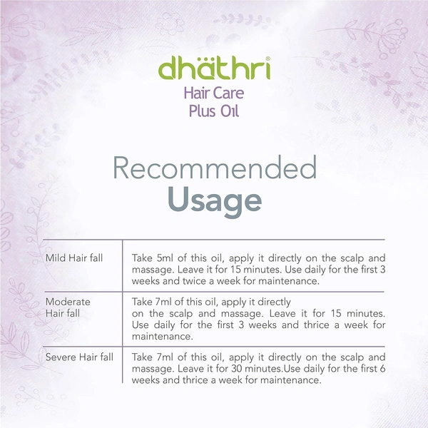 WARRIES HOSPITAL Dhathri Hair Care Plus Oil - Warries - 100Ml