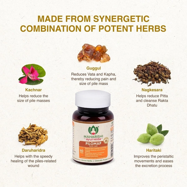 MAHARISHI AYURVEDA Pilomap Tablets - Maharishi - 60Tablets