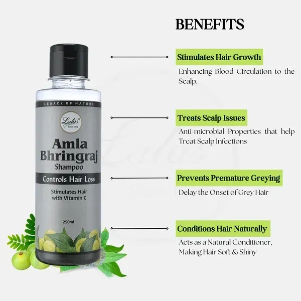 Amla Bhringraj Shampoo - Lalas - 1ltr
